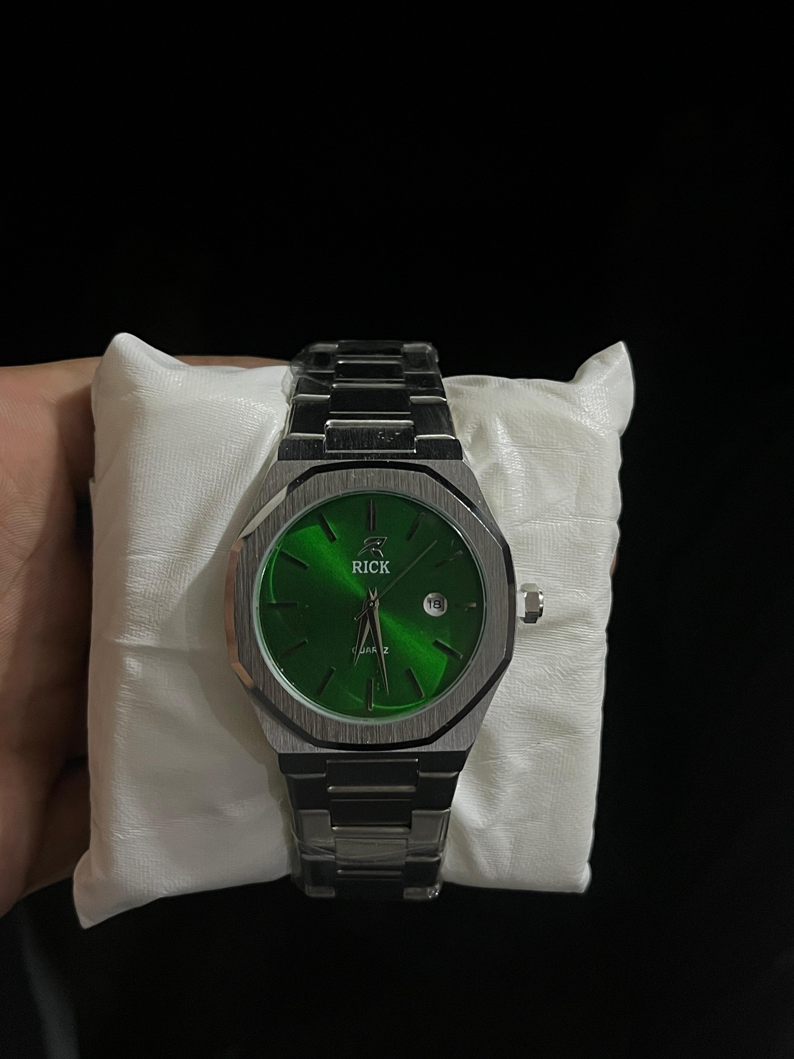 Rick Silver Green Dial