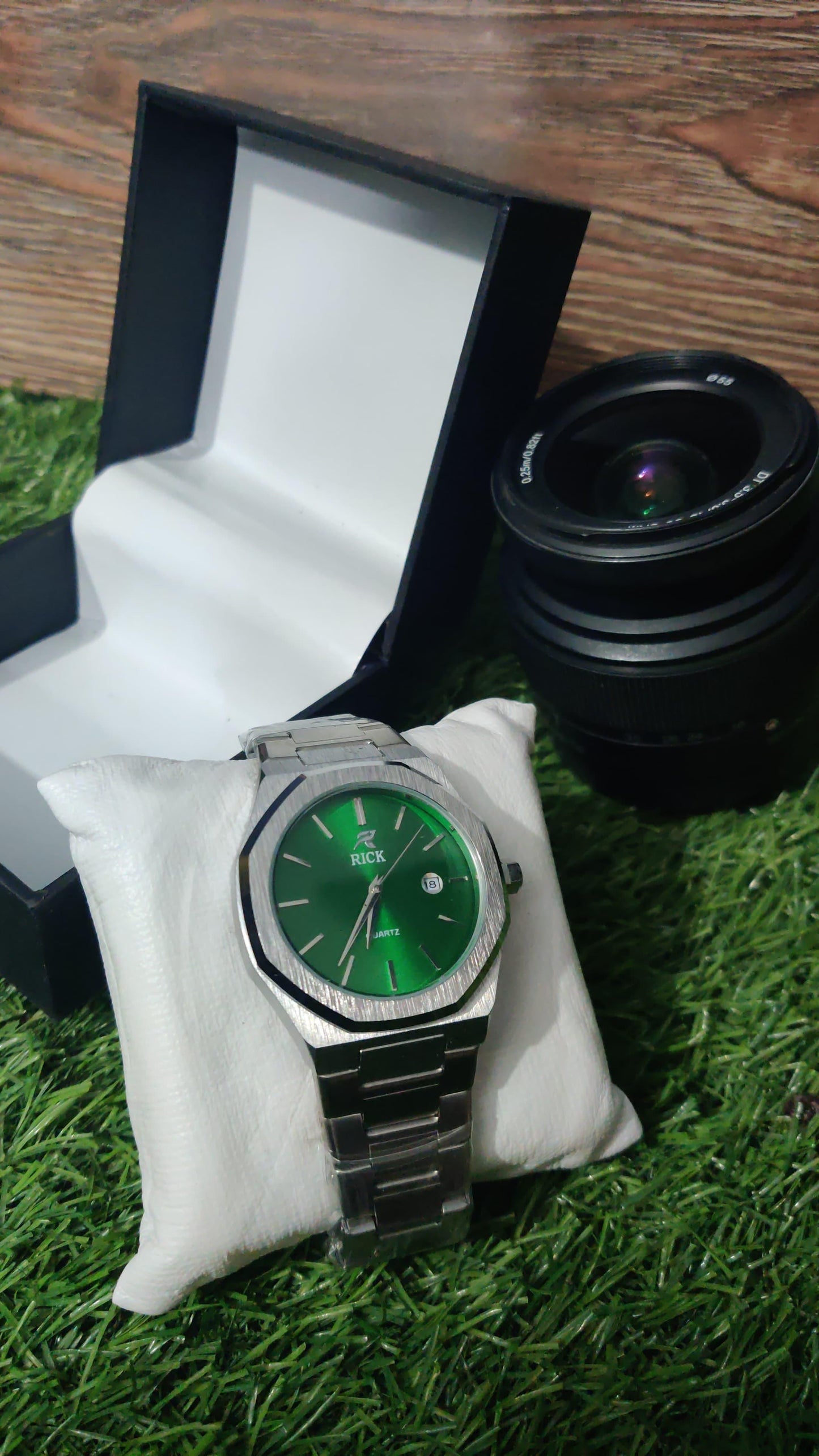 Rick Silver Green Dial