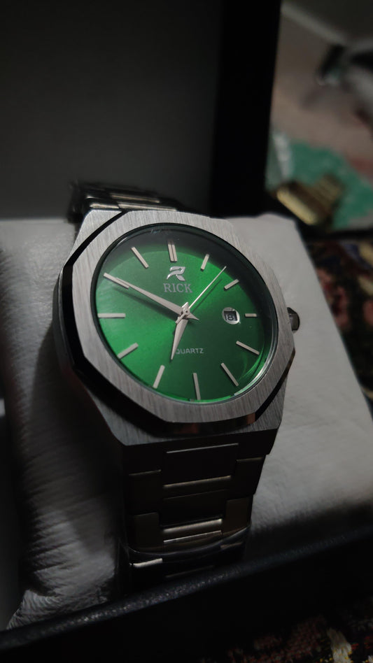 Rick Silver Green Dial